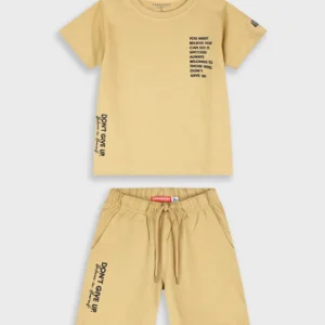 Conjunto menino "Don't give up" 2 Pçs Energiers