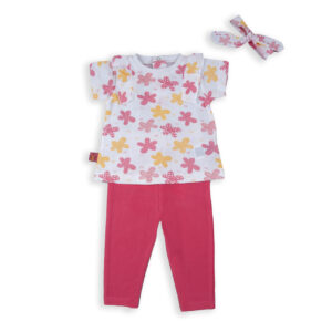Conjunto menina "flores" 3 Pçs Babybol