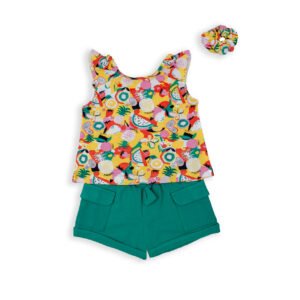 Conjunto menina "tropical" 3 Pçs Babybol