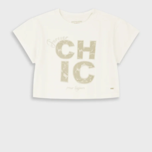 T-shirt Cropped "Chic" menina Energiers