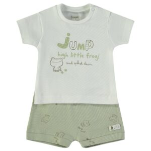 Conjunto menino "sapinho" algodão Babybol