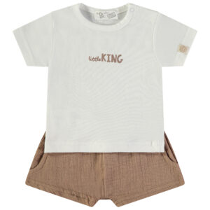 Conjunto menino "Little King" 2 Pçs Babybol