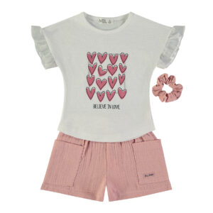 Conjunto menina "Believe in Love" 3Pçs Babybol