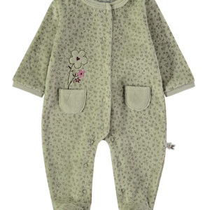 Babygrow veludo "green garden" Babybol