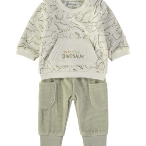 Conjunto veludo "Dinossauros" Babybol
