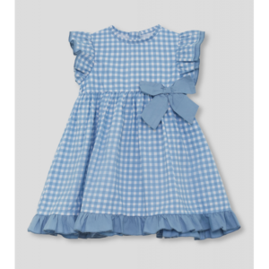 Vestido xadrez azul Street Monkey