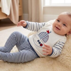 Conjunto bebé malha algodão Yatsi