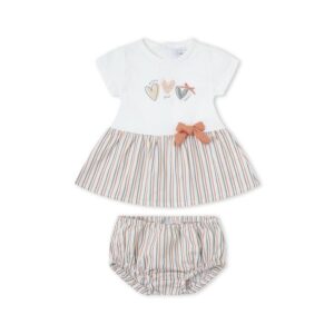 Vestido "listras" algodão Yatsi