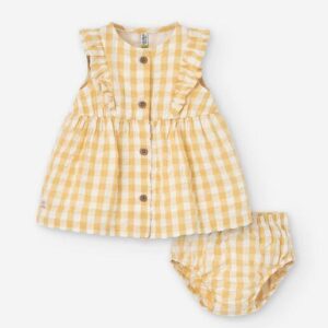 Vestido xadrez bebé menina Losan