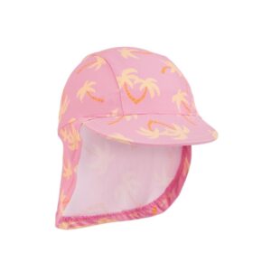 Chapéu / Boné de Banho "rosa palmeiras" Waterlemon
