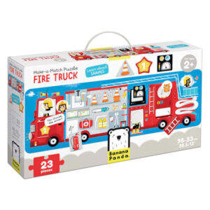 Puzzle XL Camião dos Bombeiros Banana Panda