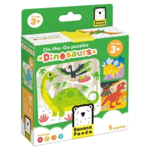 Puzzles Dinossauros Banana Panda
