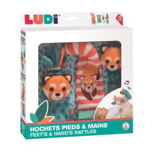 Conjunto de Chocalhos Mãos e Pés Ludi