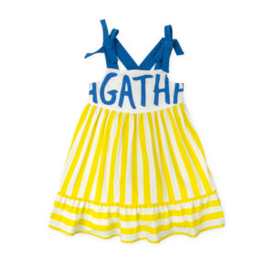 Vestido "listras amarelo" Agatha Ruiz de la Prada