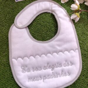 Babete para bebé impermeável "Padrinhos"