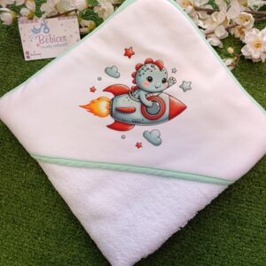 Toalha de Banho Algodão "Foguetão"